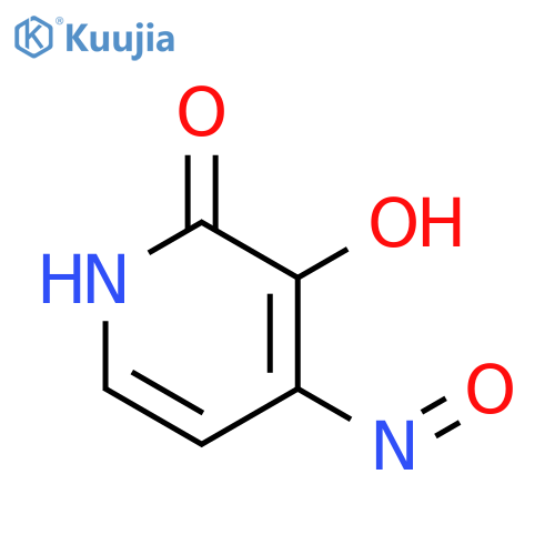2(1H)-Pyridinone,3-hydroxy-4-nitroso- structure