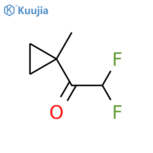 2,2-difluoro-1-(1-methylcyclopropyl)ethan-1-one structure