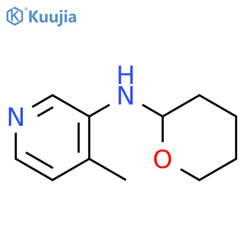 4-methyl-N-(oxan-2-yl)pyridin-3-amine structure