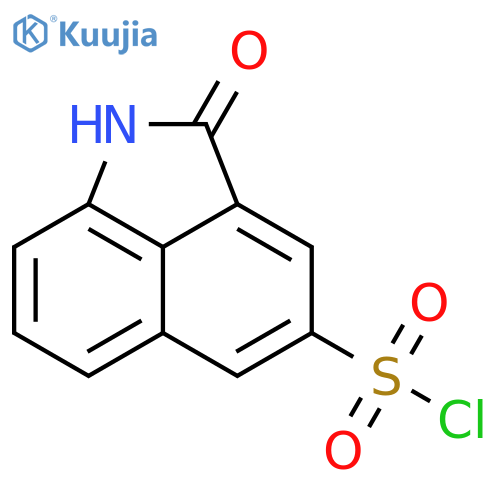3-oxo-2-azatricyclo6.3.1.0,4,12dodeca-1(11),4(12),5,7,9-pentaene-6-sulfonyl chloride structure