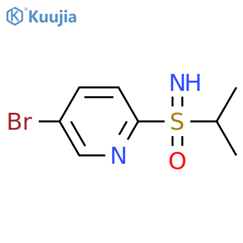 (5-bromopyridin-2-yl)(imino)(propan-2-yl)-lambda6-sulfanone structure