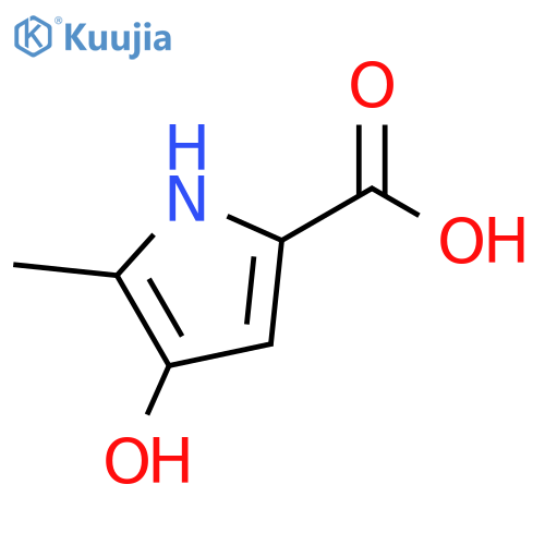 4-hydroxy-5-methyl-1H-pyrrole-2-carboxylic acid structure