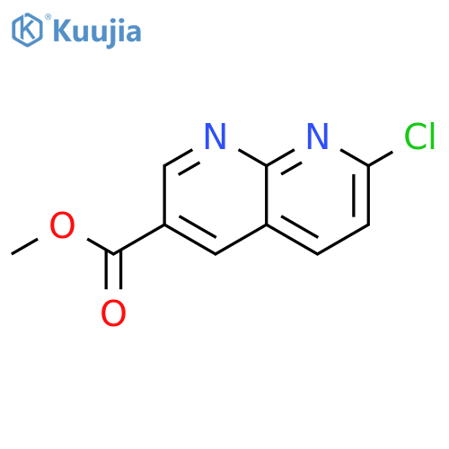 methyl 7-chloro-1,8-naphthyridine-3-carboxylate structure