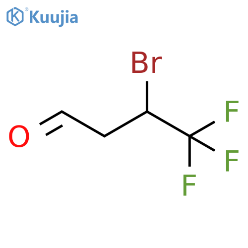 3-bromo-4,4,4-trifluorobutanal structure