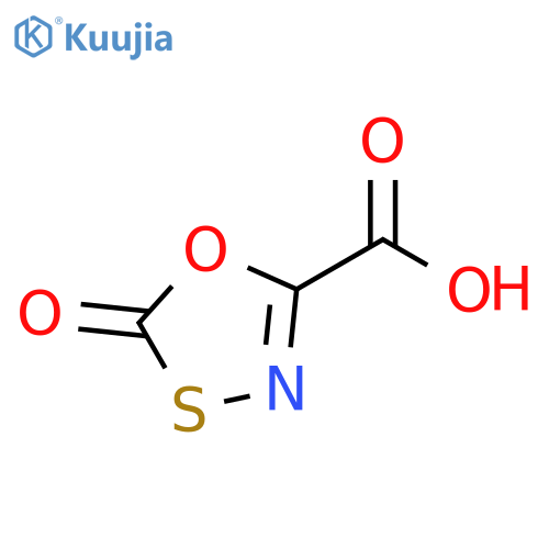2-oxo-2H-1,3,4-oxathiazole-5-carboxylic acid structure