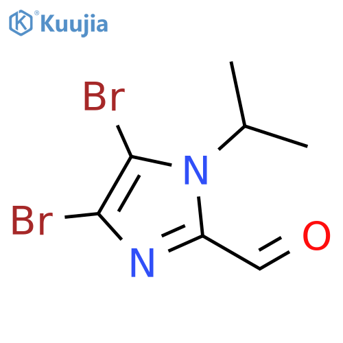 1H-Imidazole-2-carboxaldehyde, 4,5-dibromo-1-(1-methylethyl)- structure