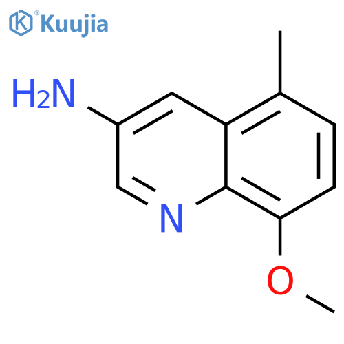8-Methoxy-5-methylquinolin-3-amine structure