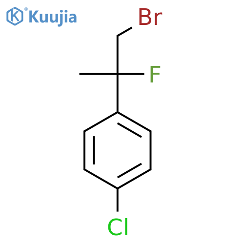 1-(1-Bromo-2-fluoropropan-2-yl)-4-chlorobenzene structure