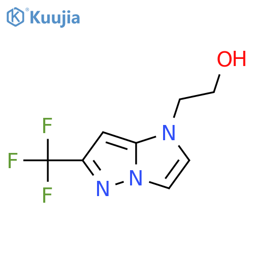 2-(6-(Trifluoromethyl)-1H-imidazo[1,2-b]pyrazol-1-yl)ethan-1-ol structure