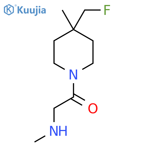 1-(4-(Fluoromethyl)-4-methylpiperidin-1-yl)-2-(methylamino)ethan-1-one structure