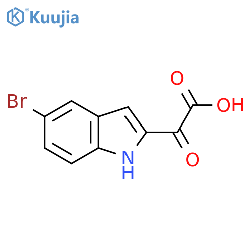 2-(5-bromo-1H-indol-2-yl)-2-oxoacetic acid structure