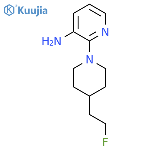2-(4-(2-Fluoroethyl)piperidin-1-yl)pyridin-3-amine structure