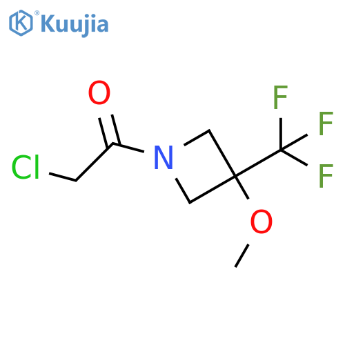 2-Chloro-1-(3-methoxy-3-(trifluoromethyl)azetidin-1-yl)ethan-1-one structure