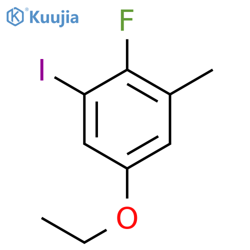 5-Ethoxy-2-fluoro-1-iodo-3-methylbenzene structure