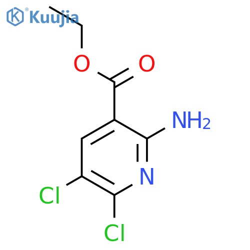 Ethyl 2-amino-5,6-dichloropyridine-3-carboxylate structure