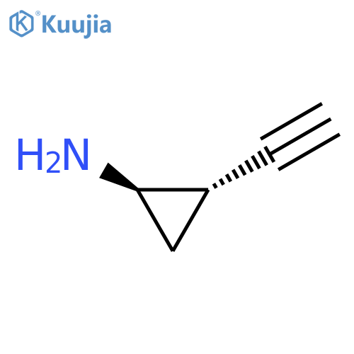 Cyclopropanamine, 2-ethynyl-, (1R,2S)-rel- structure