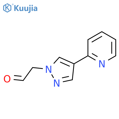 2-(4-(Pyridin-2-yl)-1H-pyrazol-1-yl)acetaldehyde structure