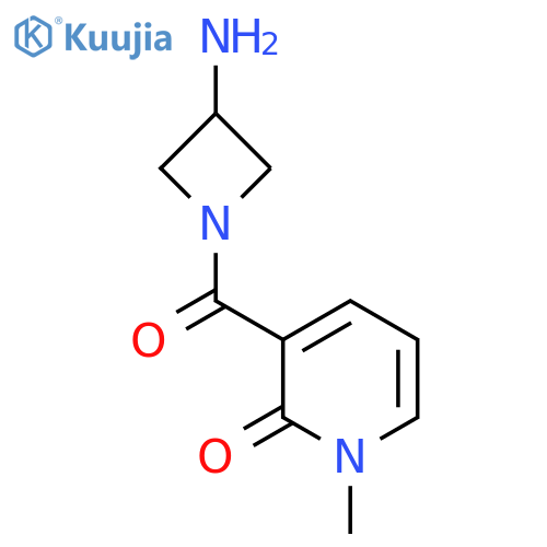3-(3-Aminoazetidine-1-carbonyl)-1-methylpyridin-2(1H)-one structure