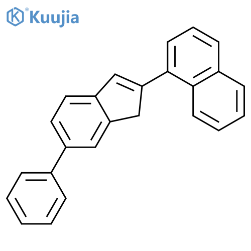 Naphthalene, 1-(6-phenyl-1H-inden-2-yl)- structure