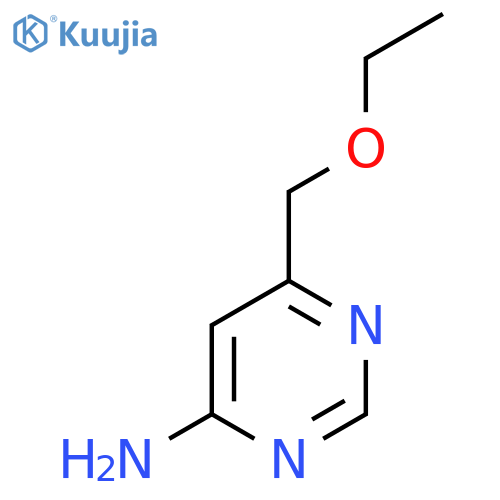 6-(Ethoxymethyl)pyrimidin-4-amine structure