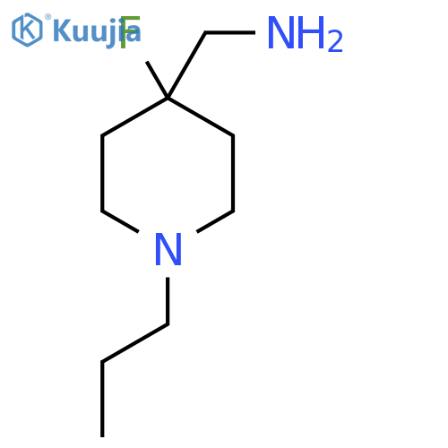 (4-Fluoro-1-propylpiperidin-4-yl)methanamine structure