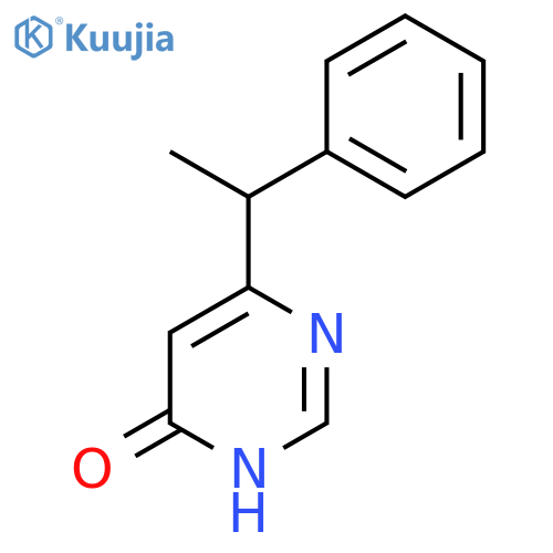 6-(1-Phenylethyl)pyrimidin-4-ol structure