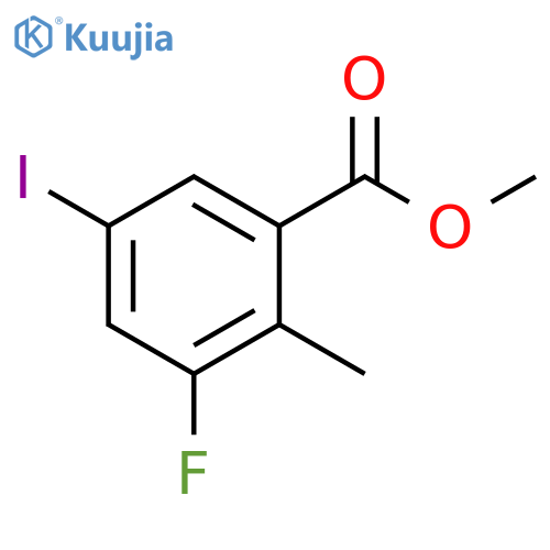 Methyl 3-fluoro-5-iodo-2-methylbenzoate structure