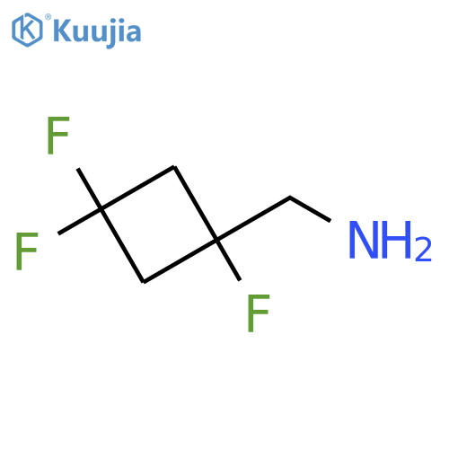 (1,3,3-trifluorocyclobutyl)methanamine structure