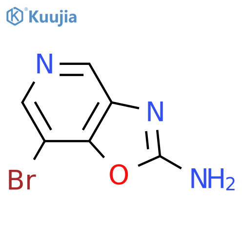 7-bromo-[1,3]oxazolo[4,5-c]pyridin-2-amine structure