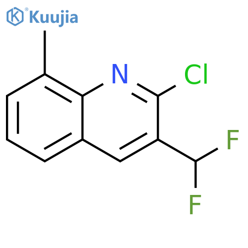 2-Chloro-3-(difluoromethyl)-8-methylquinoline structure