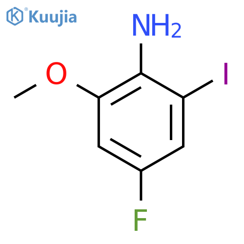 4-Fluoro-2-iodo-6-methoxyaniline structure