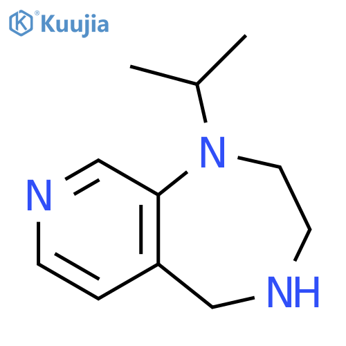 1H-Pyrido[3,4-e]-1,4-diazepine, 2,3,4,5-tetrahydro-1-(1-methylethyl)- structure