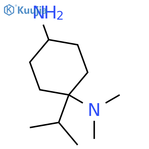 1,4-Cyclohexanediamine, N1,N1-dimethyl-1-(1-methylethyl)- structure
