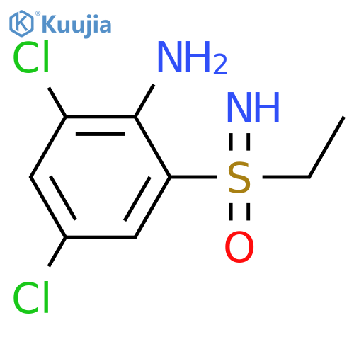 (2-amino-3,5-dichlorophenyl)(ethyl)imino-lambda6-sulfanone structure