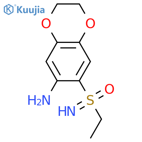 (7-amino-2,3-dihydro-1,4-benzodioxin-6-yl)(ethyl)imino-lambda6-sulfanone structure