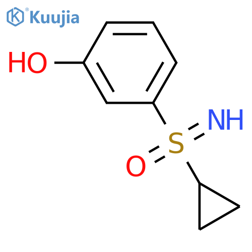 cyclopropyl(3-hydroxyphenyl)imino-lambda6-sulfanylone structure