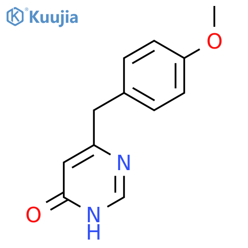 6-(4-Methoxybenzyl)pyrimidin-4-ol structure