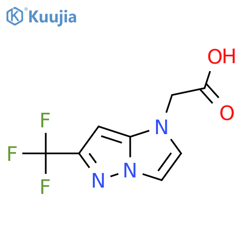 2-(6-(Trifluoromethyl)-1H-imidazo[1,2-b]pyrazol-1-yl)acetic acid structure