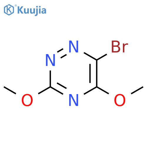 6-bromo-3,5-dimethoxy-1,2,4-triazine structure