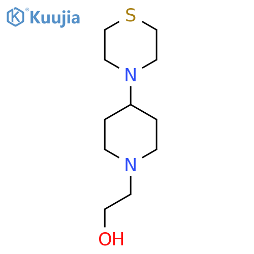 2-(4-Thiomorpholinopiperidin-1-yl)ethan-1-ol structure