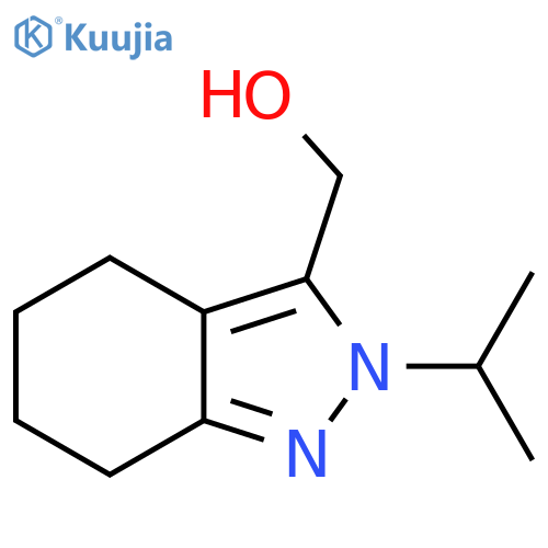 (2-isopropyl-4,5,6,7-tetrahydro-2H-indazol-3-yl)methanol structure