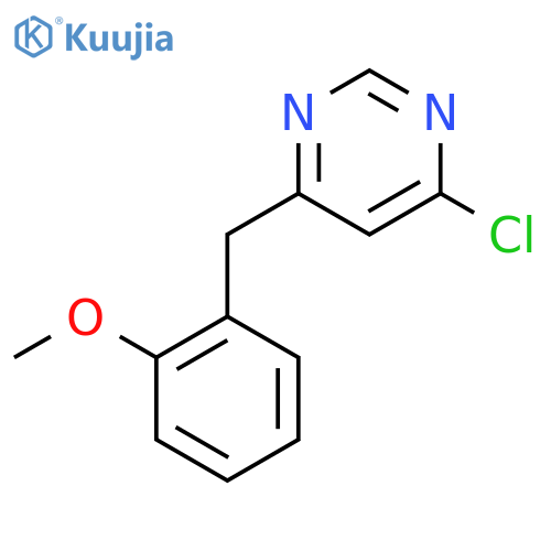 4-Chloro-6-(2-methoxybenzyl)pyrimidine structure