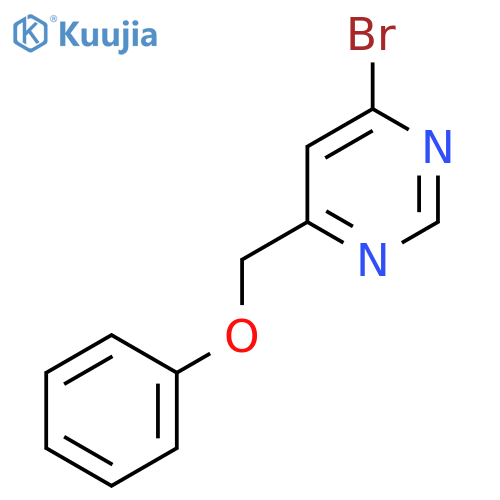 4-Bromo-6-(phenoxymethyl)pyrimidine structure