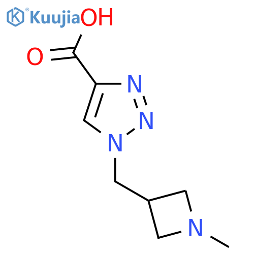 1-((1-methylazetidin-3-yl)methyl)-1H-1,2,3-triazole-4-carboxylic acid structure
