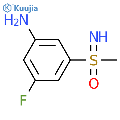 (3-amino-5-fluorophenyl)(imino)methyl-lambda6-sulfanone structure