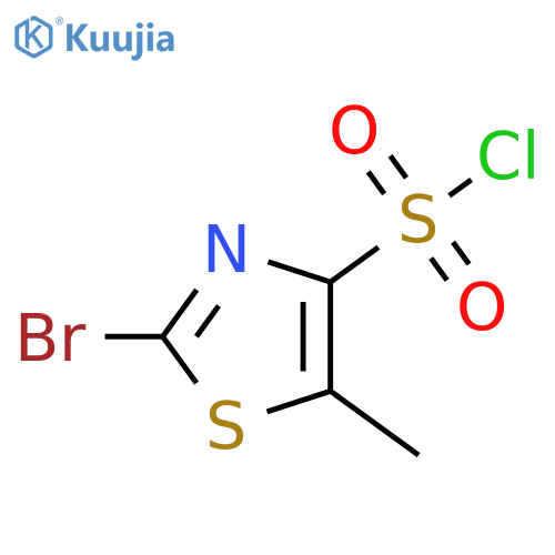 4-Thiazolesulfonyl chloride, 2-bromo-5-methyl- structure