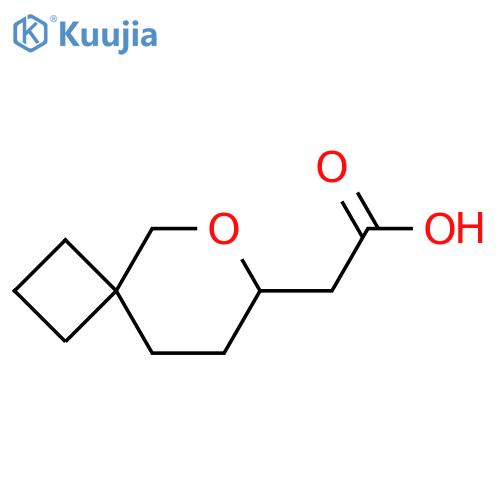 2-{6-oxaspiro[3.5]nonan-7-yl}acetic acid structure