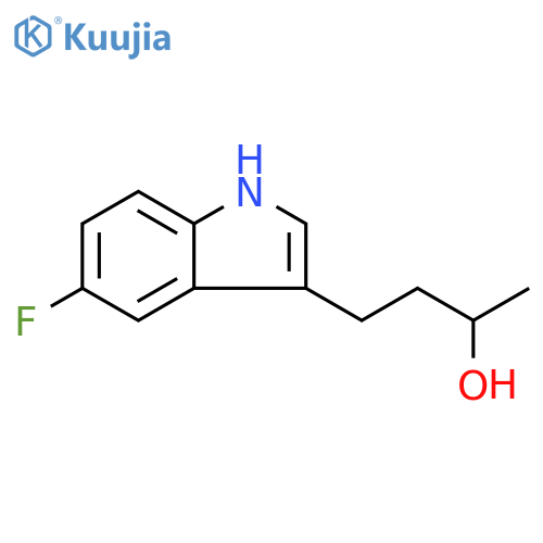 1H-Indole-3-propanol, 5-fluoro-α-methyl- structure