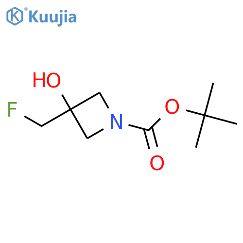 Tert-butyl 3-(fluoromethyl)-3-hydroxyazetidine-1-carboxylate structure