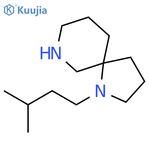 1-(3-methylbutyl)-1,7-diazaspiro4.5decane structure